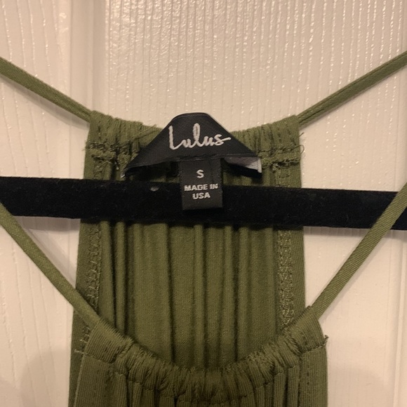 Lulu’s Casual Days Olive Green Sleeveless Maxi Dress - Picture 7 of 8